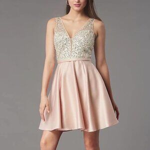 PROMGIRL HOMECOMING DRESS - NWT SIZE M - PINK